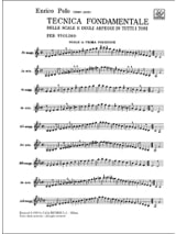 Tecnica fondamentale - Enrico Polo - Partition - Violon